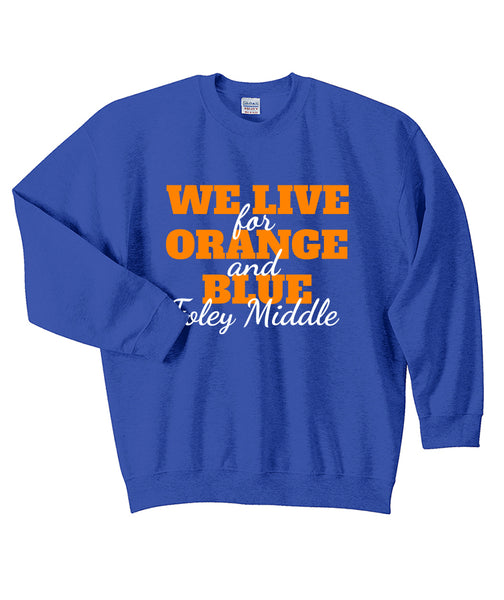 Foley Middle-Live for Orange and Blue